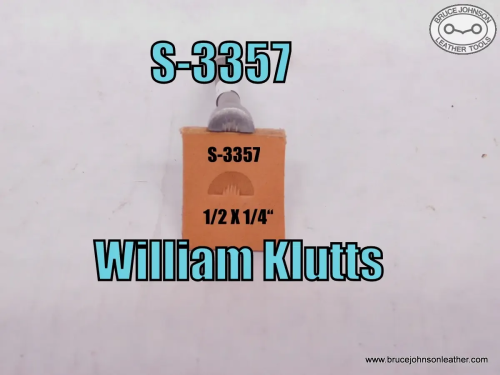 SOLD - S-3357 – William Klutts border stamp, 1/2X 1/4 inch – $35.00.