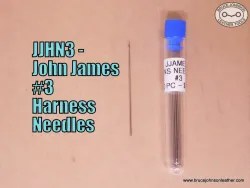 JJHN3 – John James #3 harness needles, 2-1/8 inch – 10 pieces – $8.00.