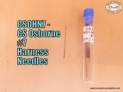 CSOHN7 – CS Osborne #7 harness needles, 1-5/8 inch – 10 pieces – $8.50.