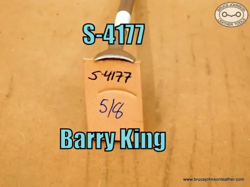S-4177 – Barry King lined vein stamp, 5/8 inch – $25.00.