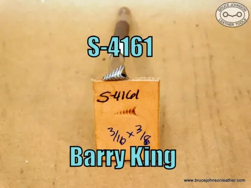 S-4161 – Barry King continuous mule foot, 3/16 X 3/8 inch – $30.00.