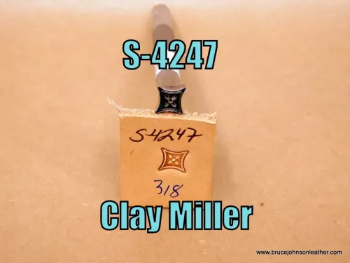 S-4247 – Clay Miller geometric stamp, 3/8 inch – $40.00.