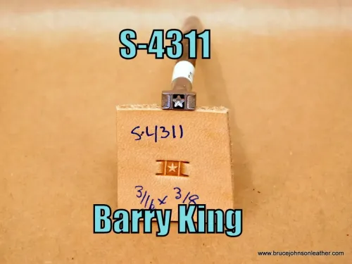 S-4311 – Barry King basket stamp, 3/16 X 3/8 inch – $45.00.