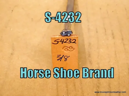 S-4232 – Horse Shoe Brand border stamp, 3/8 inch – $65.00