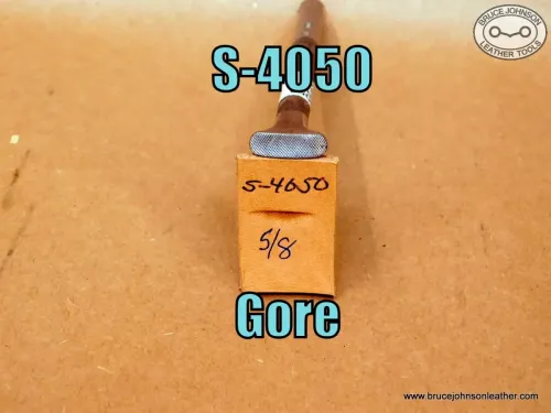 S-4050 – Gore  checkered bevel stamp, 5/8 inch – $70.00.