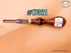 17321 – CS Osborne saddler gouge-carving tool, 1/8 inch – $80.00.