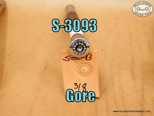 S-3093 – Gore flower Center, 3/8 inch – $80.00