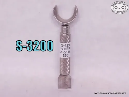 SOLD - S-3200 – marked Ray Hackbarth swivel knife, 1/2 inch x 2-1/2 inch barrel, 5/8 inch blade – $200.00.