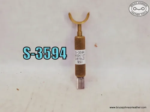 S-3594 – Barry King swivel knife 1/2 inch barrel with 3/8 inch blade – $50.00.