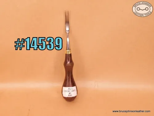 SOLD - 14539 – CS Osborne #2 round back French edger, 1/8 inch  cut – $90.00.