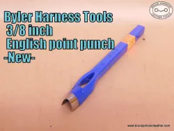 Byler Harness Tools 3/8 inch English point punch – $38.00. – in stock.