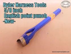 Byler Harness Tools 5/8 inch English point punch – $38.00. – in stock.
