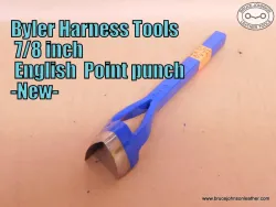Byler Harness Tools 7/8 inch English point punch – $40.00. – in stock.