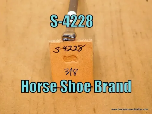 S-4228 – Horse Shoe Brand rope border stamp, 3/8 inch long – $60.00.