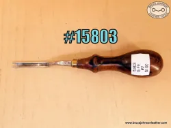 15803 – Gomph #2 French edger, 1/8 inch of cut – $100.00