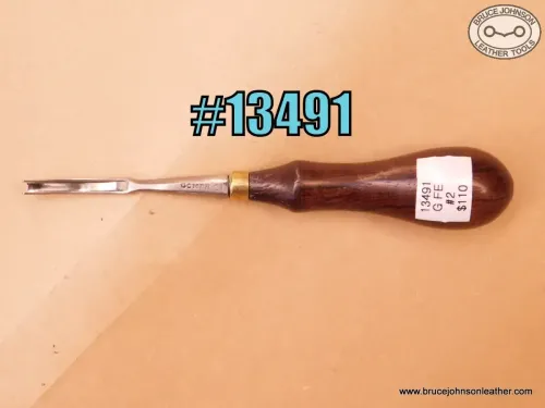 SOLD – 13491 – Gomph #2 French edger, 1/8 inch of cut – $110.00