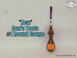 RRG1 – New Ron's Tools #1 gouge, 1/8 inch of cut – $117.00 - in stock