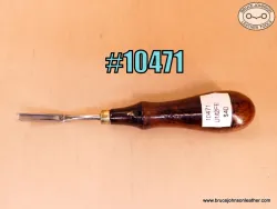 10471 – unmarked #2 French edger, 1/8 inch of cut – $40.00.
