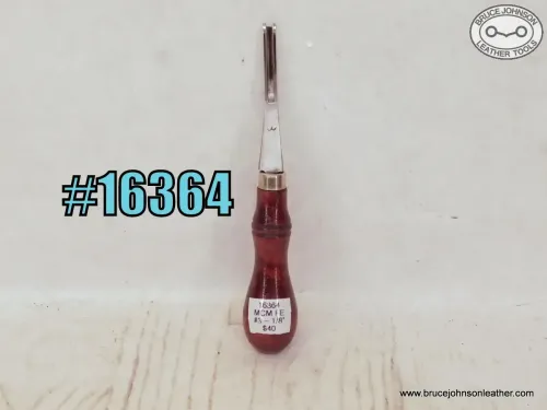 16364 – McMillan #3 French edger, 1/8 inch of cut – $40.00