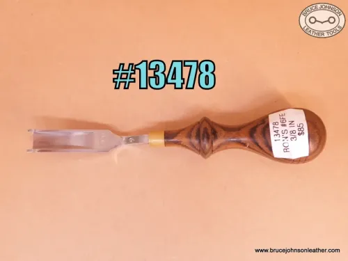 13478 – refurbished Ron's Tools #6 French edger, 3/8 inch of cut – $85.00