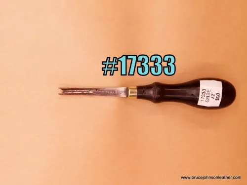 17333 – Gomph #2 round back edger , 1/8 inch of cut – $90.00.