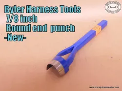 Byler Harness Tools 7/8 inch round end punch – $40.00. – in stock.