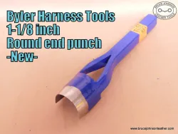 Byler Harness Tools 1-1/8 inch round end punch – $40.00. – in stock.
