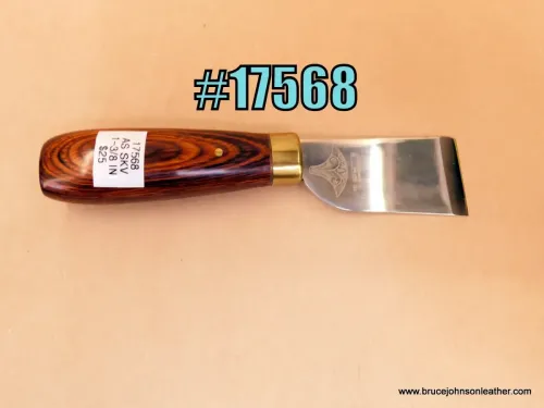 SOLD – 17568 – Al Stohlman Brand skiving knife, 1-3/8 inch wide – $25.00