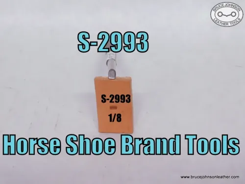 S-2993 – Horse Shoe Brand Tools smooth  beveler, 1/8 inch wide – $40.00