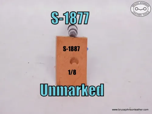 S-1877 – unmarked cam stamp, 1/8 inch wide at base – $20.00.