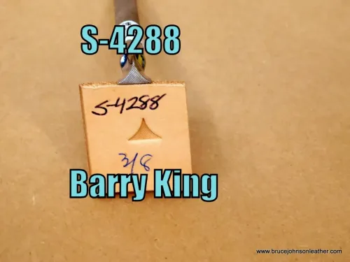 SOLD – S-4288 – Barry King ribbon border stamp, 3/8 inch wide at base – $30.00.