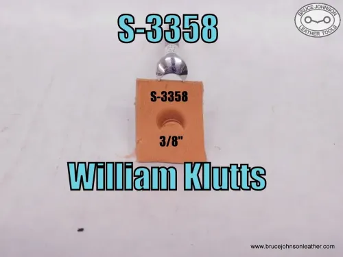 S-3358 – William Klutts crowner, 3/8 inch wide between points – $35.00