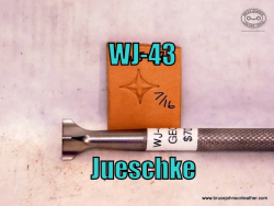 WJ-43 – Jueschke 7-16 inch geometric stamp – $70.00.