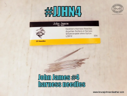 JJHN4– John James #for blunt harness and sewing needles, 1-15/16 inches long. Pack of 25 – $7.00