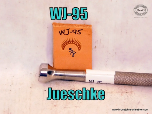 WJ-95 – Jueschke border stamp, 3-8 inch wide at base – $75.00.