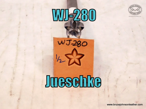 WJ-280 - Jueschke star stamp, 1-2 inch tall - $100.00