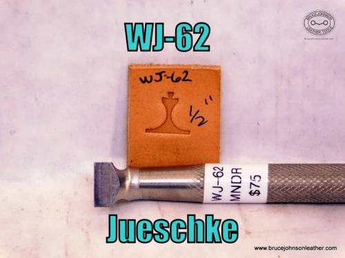 WJ-62 – Jueschke meander stamp, 1-2 inch – $75.00.