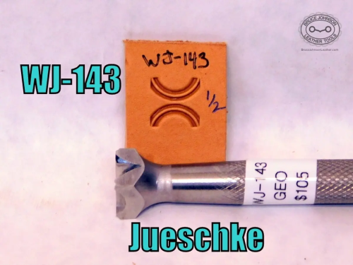 WJ-143 – Jueschke geometric stamp, 1-2 inch – $105.00