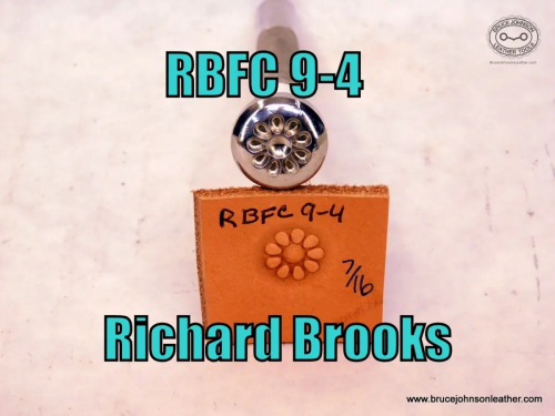 RBFC 9-4 – Brooks flower Center, 7-16 inch – $35.00.