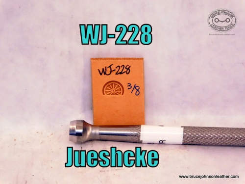 WJ-228 – Jueschke partial wagon wheel border, 3-8 inch – $70.00.