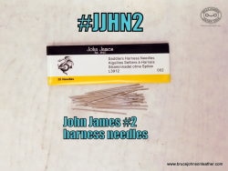 JJHN2 – John James #to blunt harness and sewing needles, 2-1/16 inch long. 25 pack – $7.00