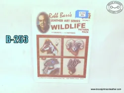 B-253 – Robb Barr's Leather Art Wildlife pattern pack – $20.00.