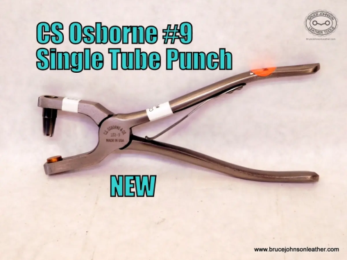 CS Osborne New #9 single tube punch, sharpened – $85.00