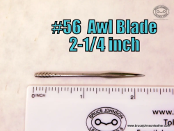 CS Osborne #56 saddler awl blade, 2-1-/4 inch – sharpened and polished – $25.00.