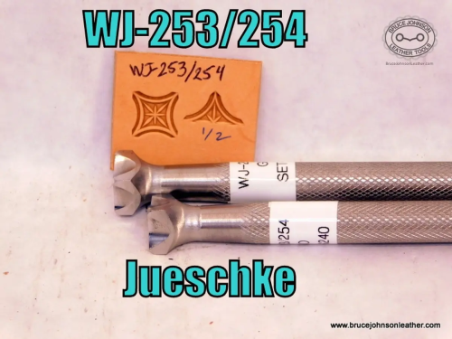 WJ-253-254 Jueschke 1-2 inch geometric stamp set – $240.