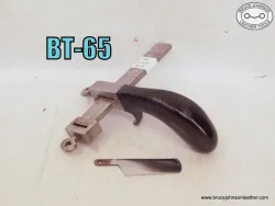 BT-65 – refurbished CS Osborne metal handle draw gauge, light arrested pitting on bar, good user just not super pretty – $45.00.