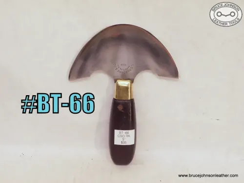 BT-66 – CS Osborne 5 inch round knife, solid user but crack in ferrule – $35.00.