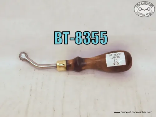 BT-8355 – unmarked #6 overstitcher, mild splits in ferrule, solid handle – $15.webp