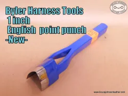 Byler Harness Tools 1 inch English point punch – $40.00. – in stock.