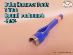 Byler Harness Tools 1 inch round end punch – $40.00. – in stock.